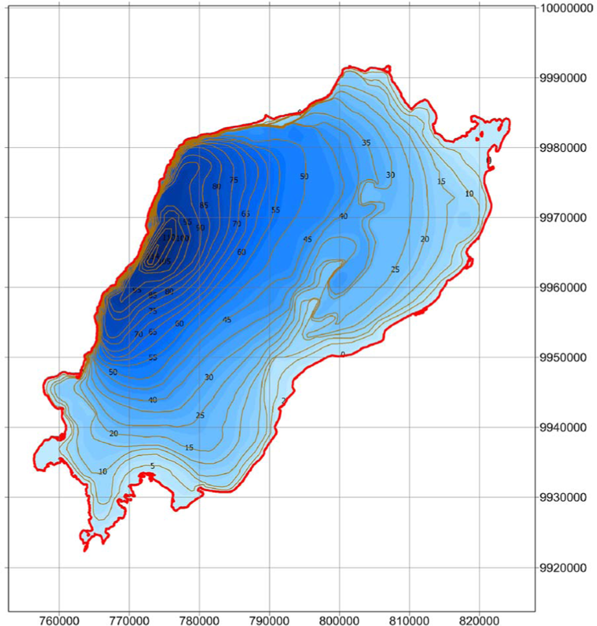 Hidrografska snimanja – batimetrijska analiza vodenih površina